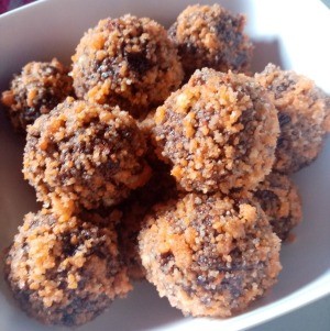 Choco Butternut Munchkins in bowl