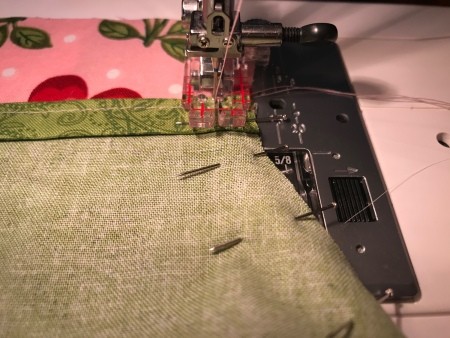 Non-Pleated Face Mask - sew a 1/4" seam