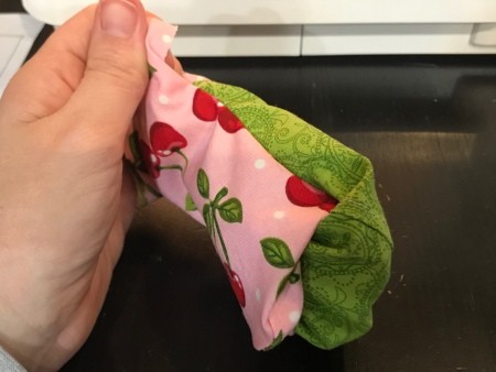 Non-Pleated Face Mask - turn right side out and press seams flat