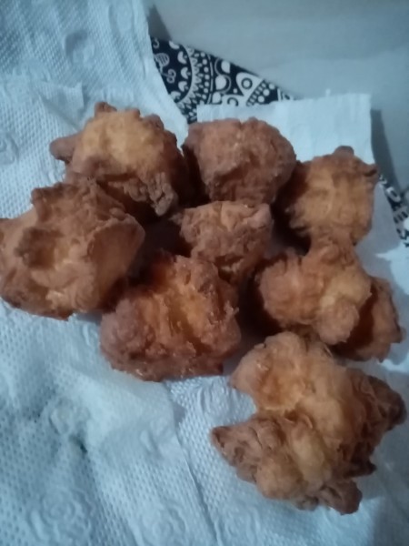 cooked spiked dough balls