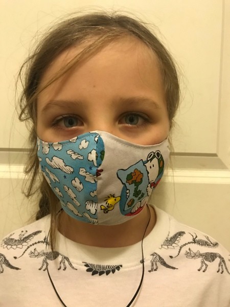 Non-Pleated Face Mask -child's version