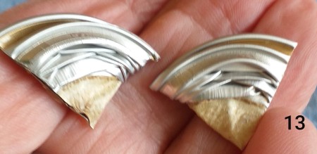 Orchid Made from Empty Nespresso Coffee Cups - cut one in half