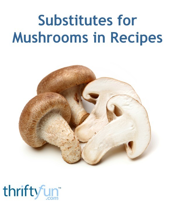 Substitutes for Mushrooms in Recipes? ThriftyFun