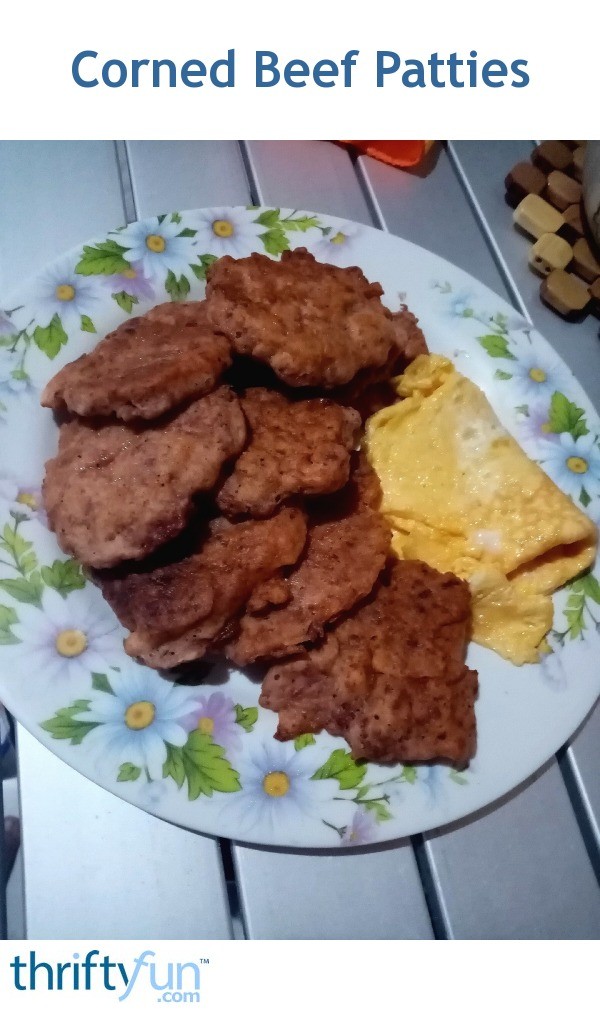 Corned Beef Patties ThriftyFun