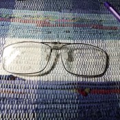 A pair of glasses.