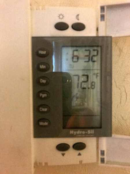Turning Off a Hydro-Sil Heater - thermostat