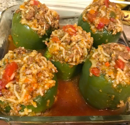 Easy Stuffed Green Peppers ThriftyFun   New Easy Stuffed Green Peppers 8 M4 