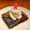 Sour Gummy Brownie on plate