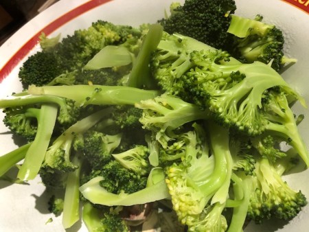 cooked Broccoli in bowl