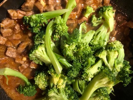 Broccoli added to Beef