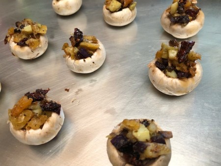 Crispy Stuffed Mushrooms