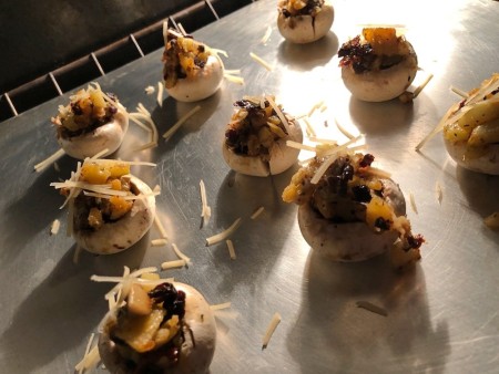 stuffing Mushrooms
