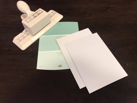 Simple Paint Chip Mother's Day Cards - supplies