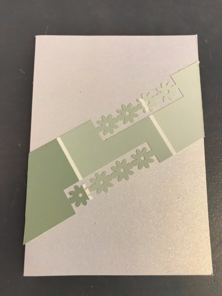 Simple Paint Chip Mother's Day Cards - excess paper trimmed off