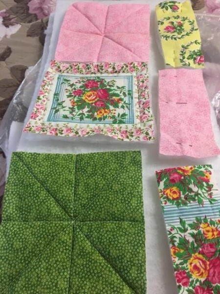 I Never Promised You a Rose Garden (Quilt) - ready to sew the pieces together