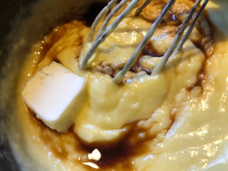 added vanilla & butter to batter