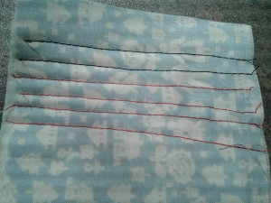 Tension Issues with a Kenmore Sewing Machine - top of fabric