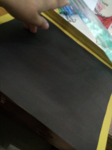 Plastic Folder Aquarium - insert a sheet of black paper under the plastic