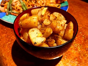 Spicy Potatoes in a bowl