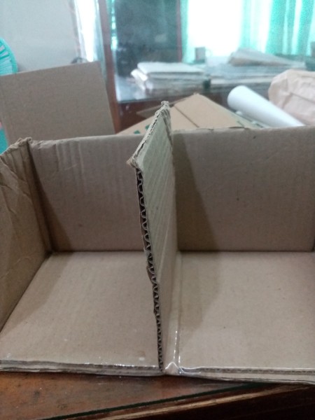 Home Shaped Money Bank - divider attached to the center