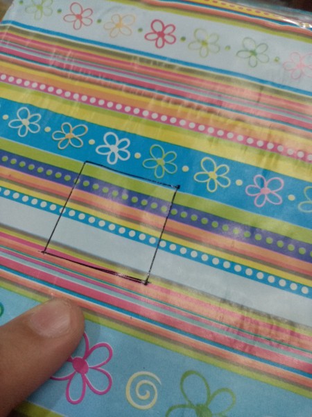 Home Shaped Money Bank - cut out a small square on the roof