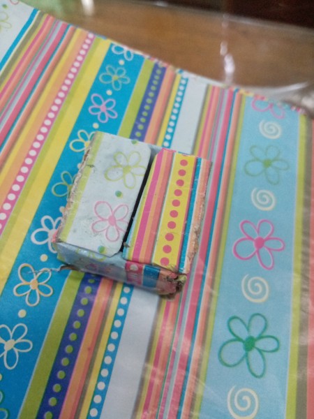 Home Shaped Money Bank - the top of the chimney has a straight hole for adding the coins