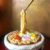 Gravity-Defying Ramen Cake - finished cake