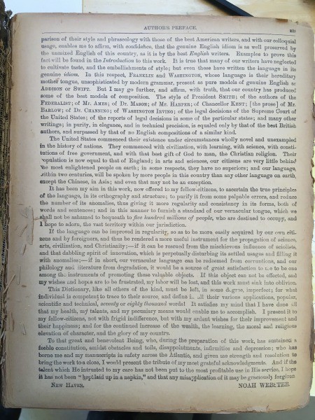 Value of an 1847 Webster's Dictionary