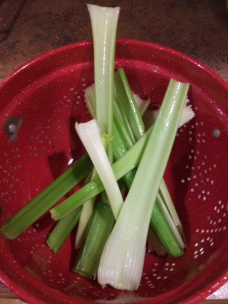 washed Celery