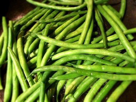 Green Beans in pan