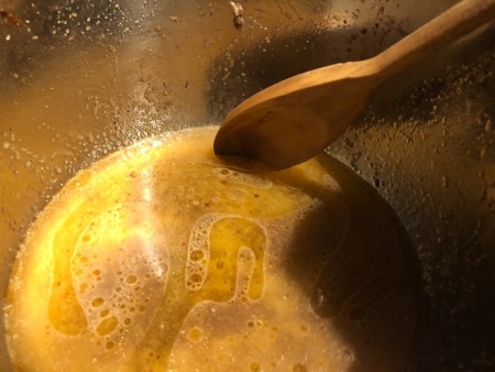 remove Roast & add to pot