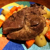 Instant Pot Pot Roast on plate