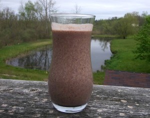 glass of Very Berry Smoothie
