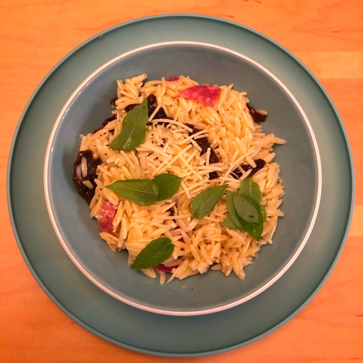 Sundried Tomato and Salami Orzo Salad ThriftyFun