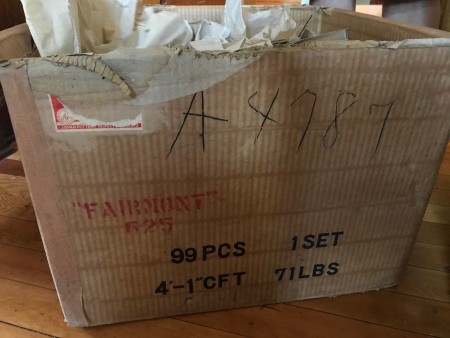 Value of Roberts China with Fairmont Pattern