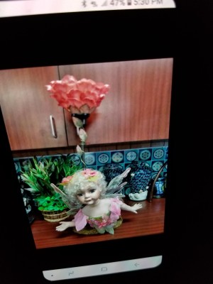 Information on Duck House  Heirloom Porcelain Doll Lamp? - photo on phone