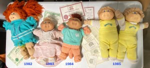 Value of Cabbage Patch Dolls? - 5 Cabbage Patch Kid dolls