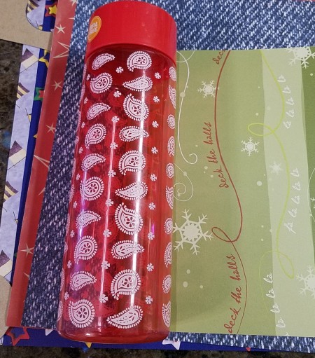 Faux Firecrackers - cylinder container laying on top of a sheet of paper