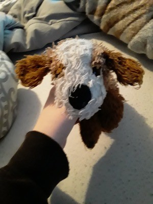 Identifying a Stuffed Dog? - brown and white stuffie