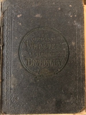 Value of a 1906 Edition Webster's Dictionary? - cover