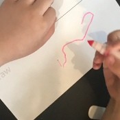 Trace, Cut, and Draw (Worm) - now draw worms and color if desired
