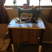 Sew Pretty Sewing Machine Restoration - finished project