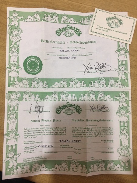 Selling an Original Signed Cabbage Patch Doll