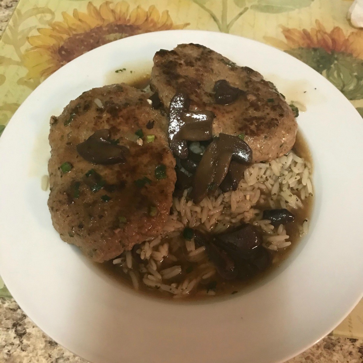 Greek Lamb Patties Over Rice ThriftyFun