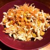 A plate of Mexican Coleslaw.