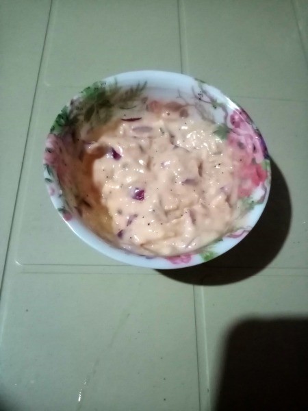 A dipping sauce for the mojos.