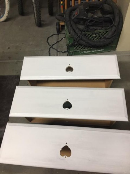 Decalicious Dresser Makeover - drawer fronts