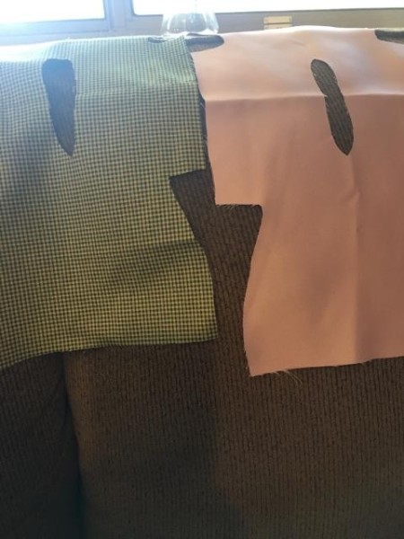 Topsy Turvy Cinderella Doll - bodice pieces