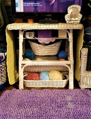 Sprucing Up a TV Stand - finished makeover