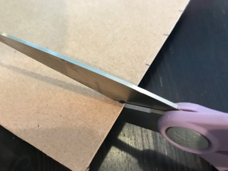 Nature Weaving - snip with scissors at the mark